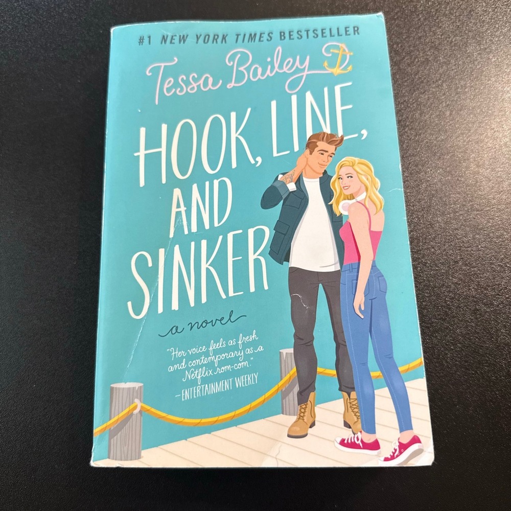 Hook Line and Sinker Tessa Bailey Paperback Romance Novel